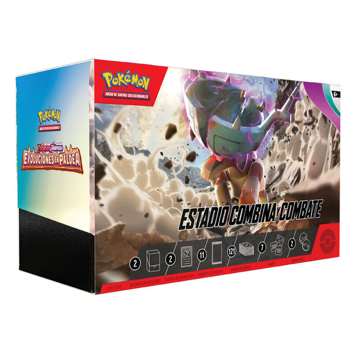 Spanish Pokemon Combine and Combat Stadium collectible card game case-2