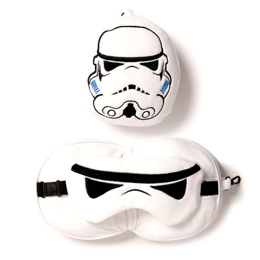Relaxeazzz Star Wars Stormtrooper travel pillow eye mask-0