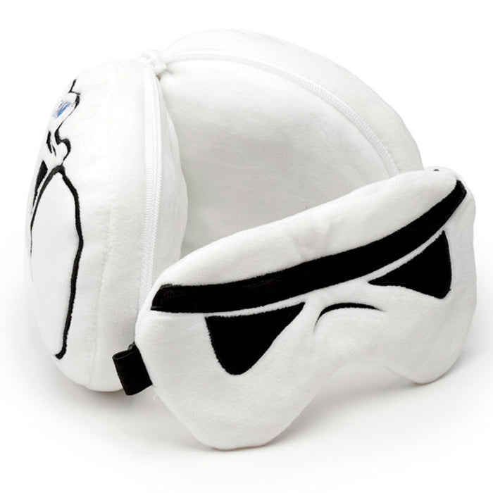 Relaxeazzz Star Wars Stormtrooper travel pillow eye mask-1