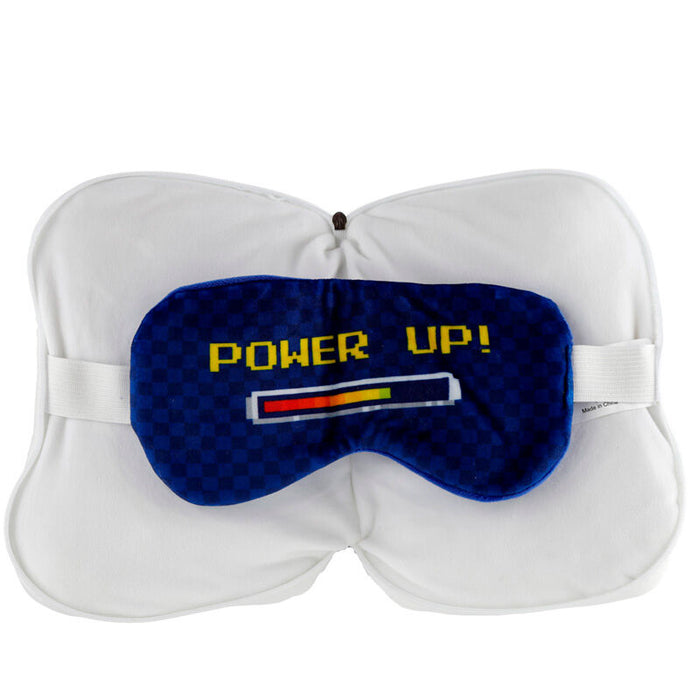 Relaxeazzz Game Over travel pillow eye mask-1