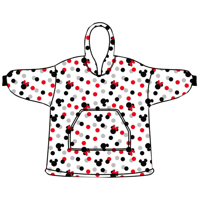 Disney Minnie oversize sweatshirt coat adult coral-1