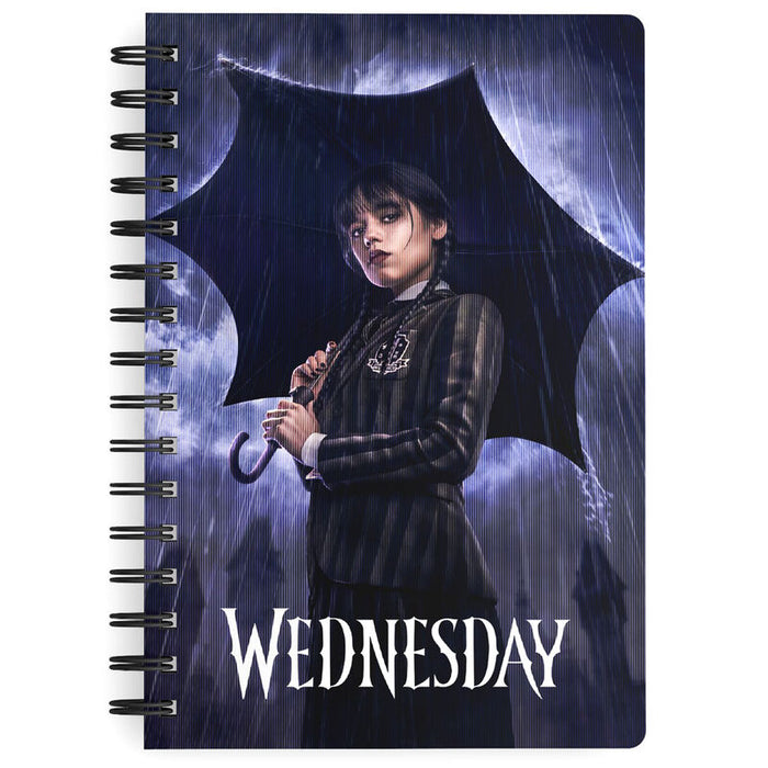 Wednesday rain A5 notebook-1