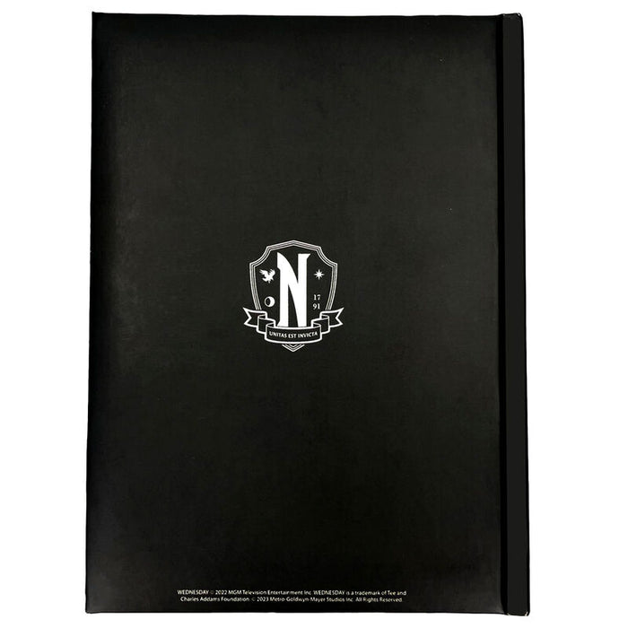 Wednesday Roseton A5 light notebook-2