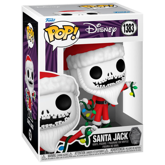POP figure Disney Nightmare Before Christmas 30th Anniversary Santa Jack-2