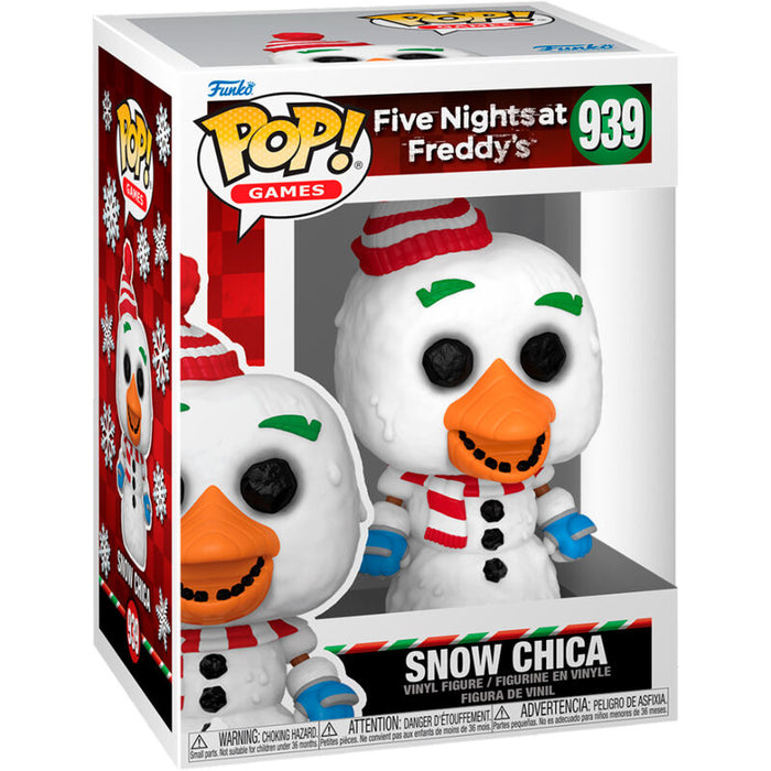 POP figure Five Nights at Freddys Holiday Snow Chica-1