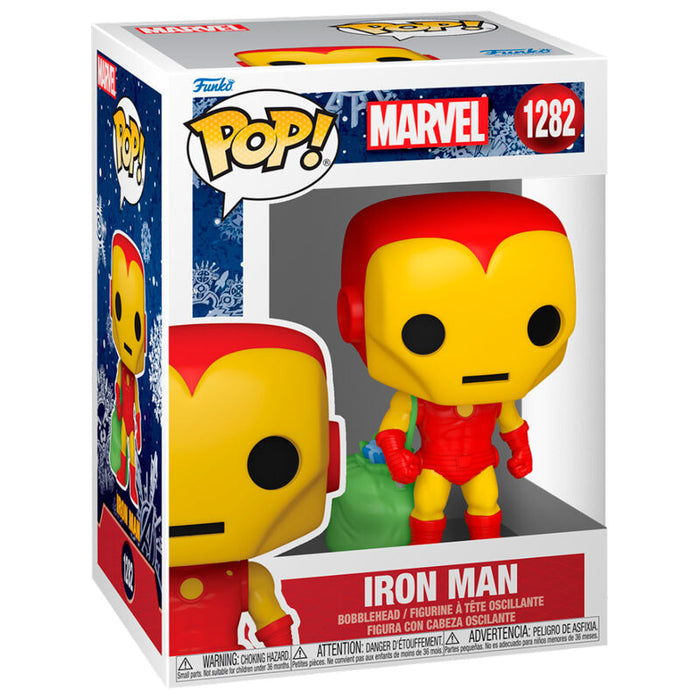 POP figure Marvel Holiday Iron Man-1