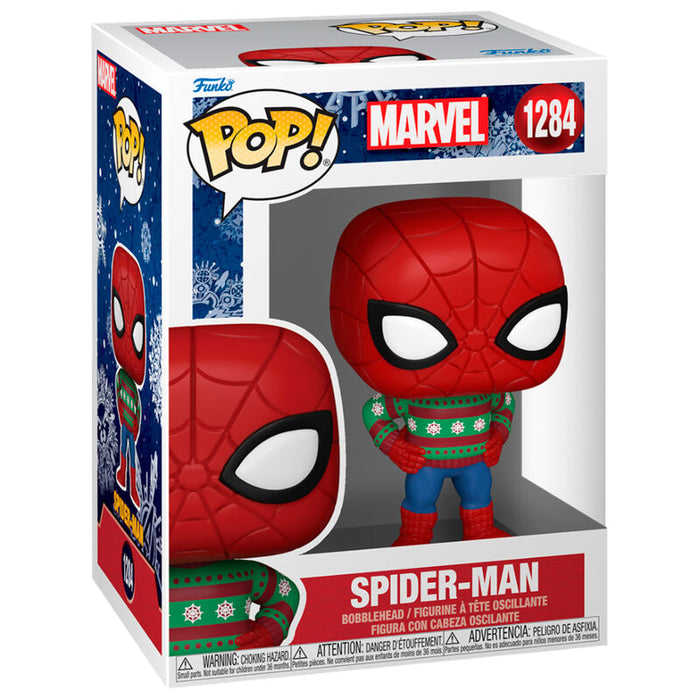 POP figure Marvel Holiday Spiderman-1