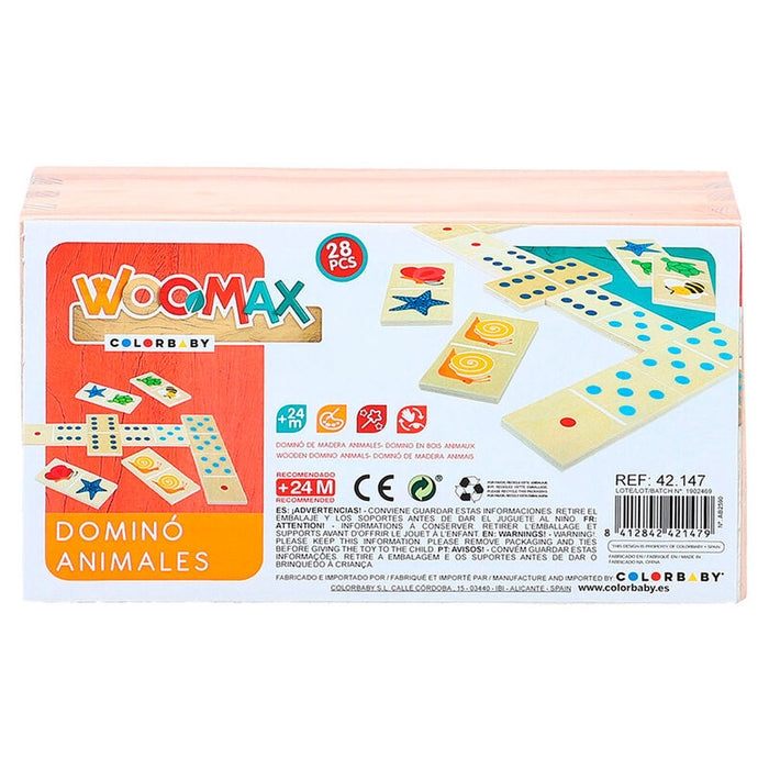 Animals dominoes wood 29pcs-4