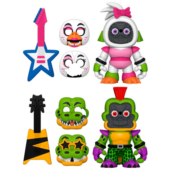 POP pack 2 figures Five Nights at Freddys Montgomery Gator and Glamrock Chica-2