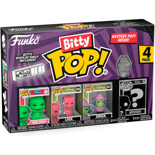 Blister 4 figures Bitty POP Disney Nightmare Before Christmas Oogie Boogie-0