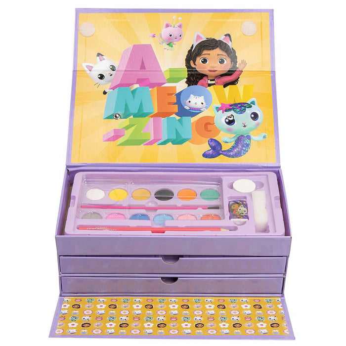 Gabbys Dolls House Colouring stationery case-2