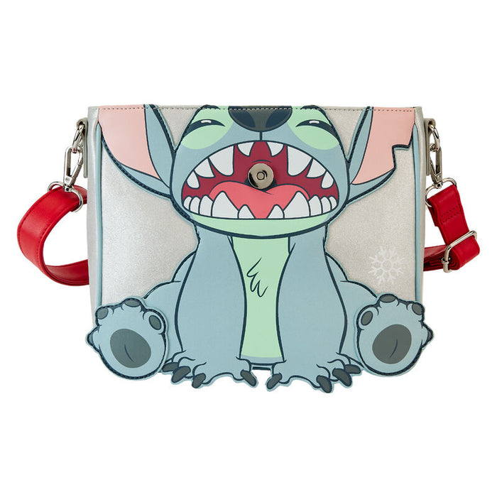 Loungefly Disney Stitch Holiday glitter crossbody bag-4