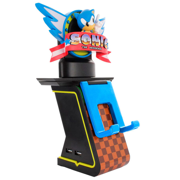 Sonic The Hedgehog Classic Sonic clamping bracket Cable guy Ikon 20cm-7