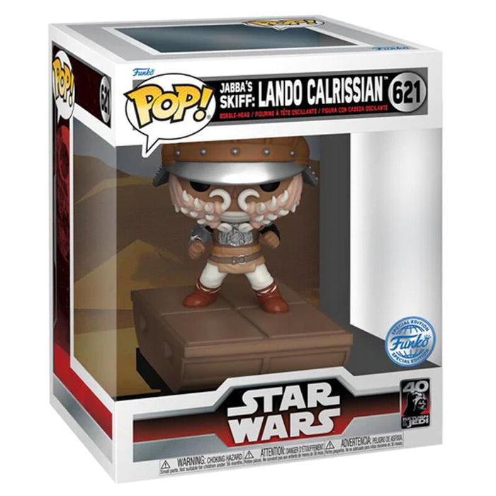 POP figure Deluxe Star Wars Jabba Skiff Lando Calrissian Exclusive-1