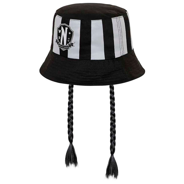 Wednesday braids bucket hat-1