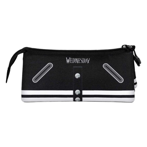 Wednesday Varsity triple pencil case-0
