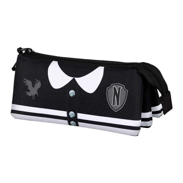 Wednesday Varsity triple pencil case-2