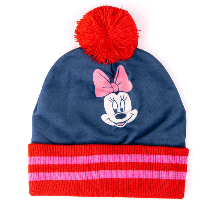 Disney Minnie snood hat gloves set-1