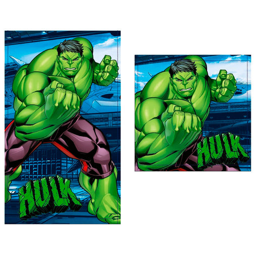 Marvel Hulk set 2 cotton bath towels-0