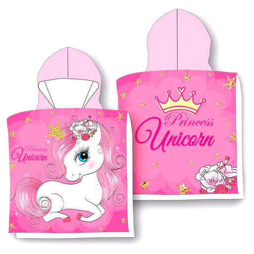 Unicorn microfibre poncho towel-1