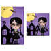 Gothic Girl set 2 cotton bath towels-0