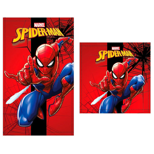Marvel Spiderman set 2 cotton bath towels-0