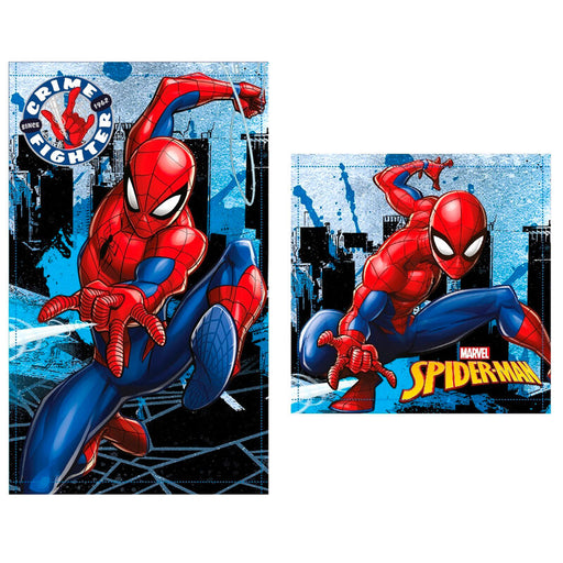 Marvel Spiderman set 2 cotton bath towels-0