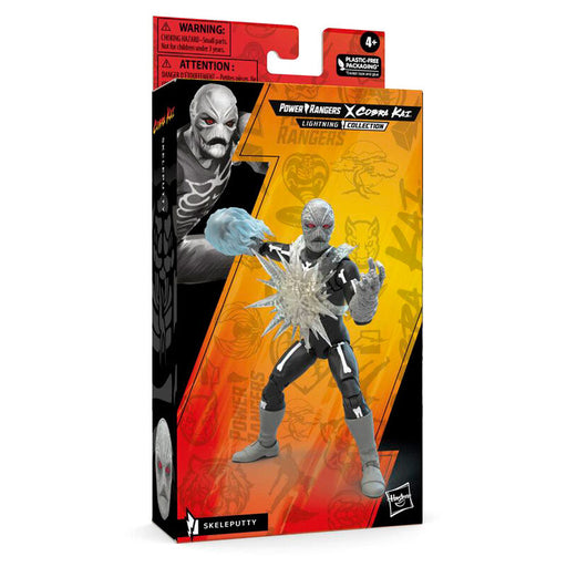 Power Rangers x Cobra Kai Lightning Skeleputty figure 15cm-0
