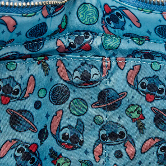 Loungefly Disney Stitch plush tote bag with coin bag-4