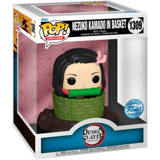 POP figure Deluxe Demon Slayer Kimetsu no Yaiba Nezuko Kamado in Basket Exclusive-0