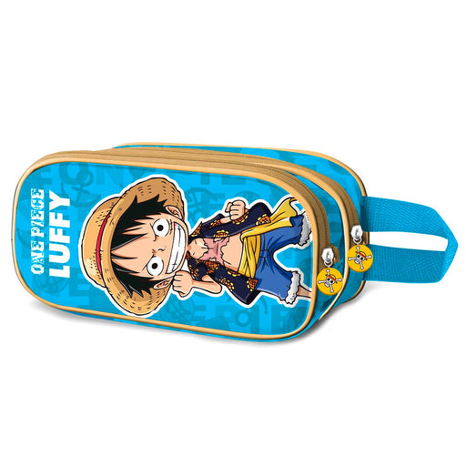 One Piece Monkey double pencil case-0