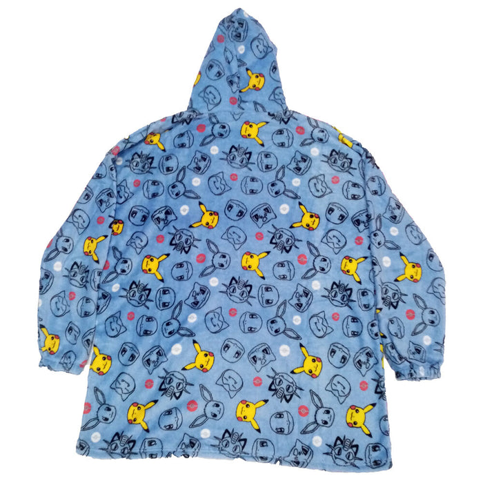Pokemon oversize sweatshirt coat kids coral-1