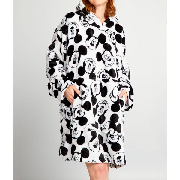 Disney Mickey oversize sweatshirt coat adult coral-3