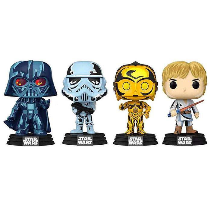 POP pack 4 figures Star Wars Exclusive-1