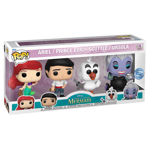 POP pack 4 figures Disney Little Mermaid Exclusive-0