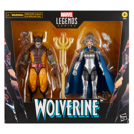 Marvel Legends Series Wolverine & Lilandra Neramani pack figures 15cm-1