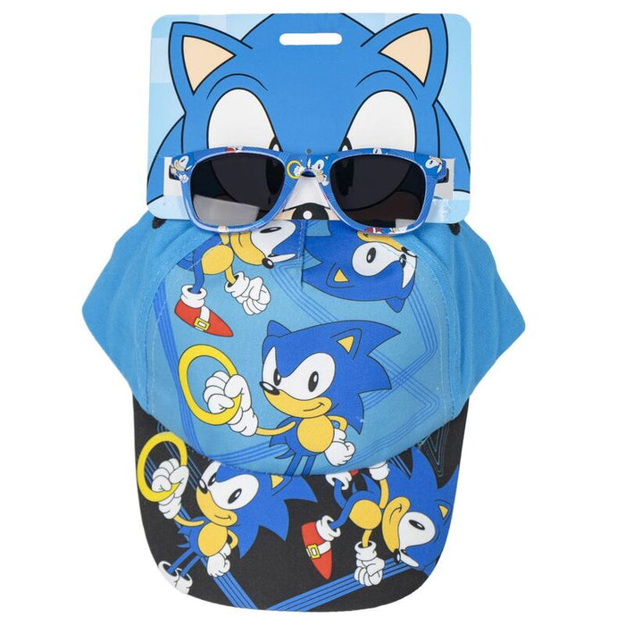 Sonic the Hedgehog Set cap + sunglasses-1