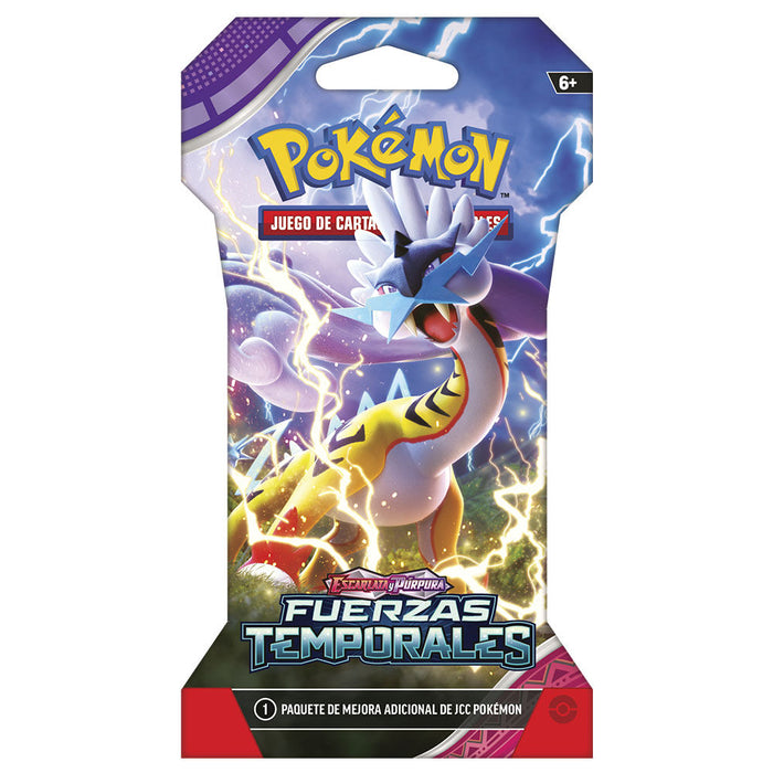 Spanish Pokemon Scarlet & Purple Temporary Forces collectible card game envelope-4