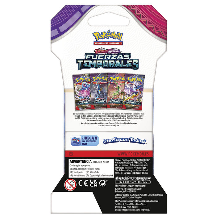 Spanish Pokemon Scarlet & Purple Temporary Forces collectible card game envelope-6