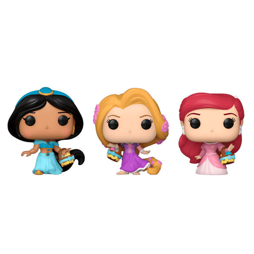 Carrot Pocket POP blister 3 figures Disney Princess Rapunzel Ariel Jasmin easter-0
