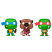 Carrot Pocket POP blister 3 figures Ninja Turtles Splinter Leonardo Raphael easter-1