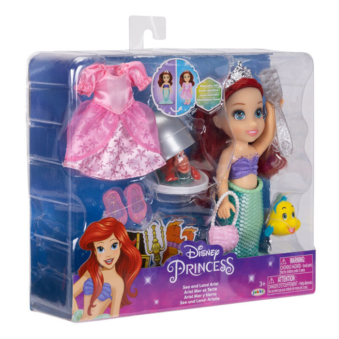 Disney The Little Mermaid Land and Sea Ariel doll 15cm-5