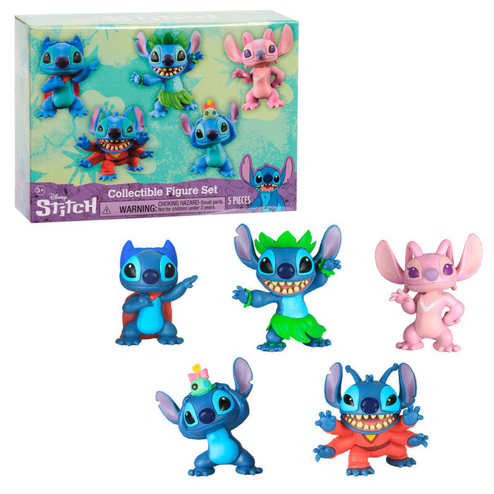 Disney Stitch pack 5 figures 7cm-1