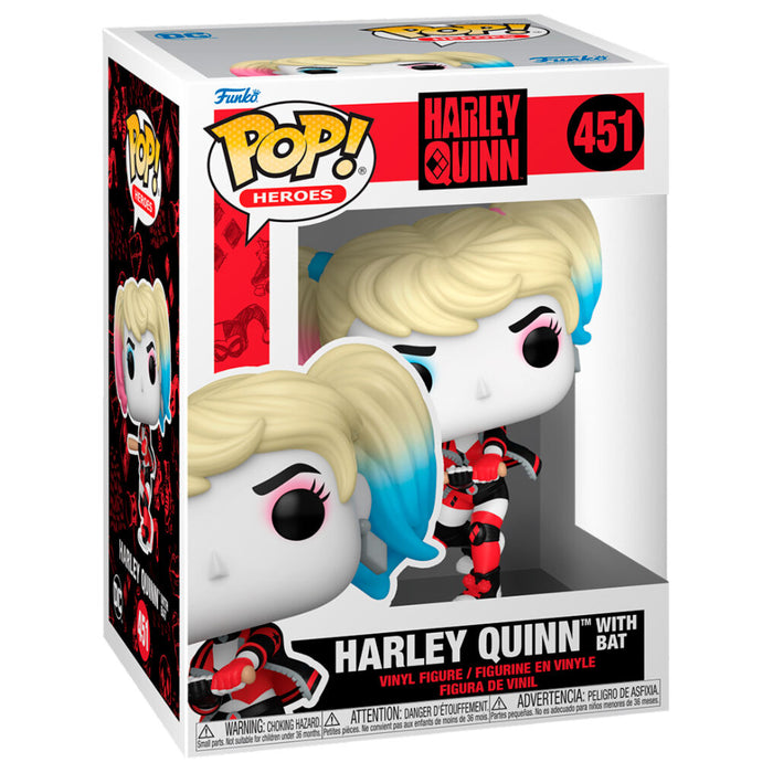 POP figure DC Comics Harley Quinn with Bat-1