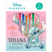 Disney Stitch notebook + 6 gel pens set-0
