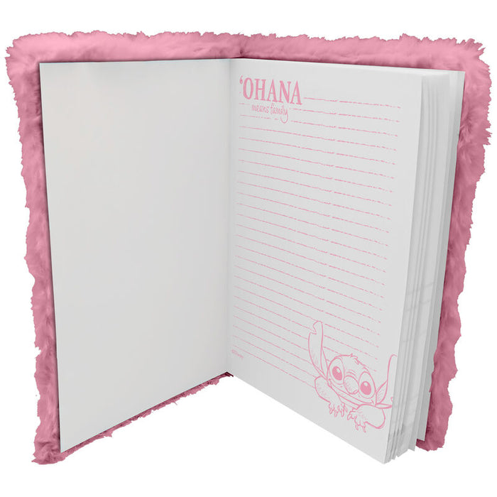 Disney Stitch plush notebook-1
