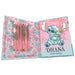 Disney Stitch notebook + 6 gel pens set-1