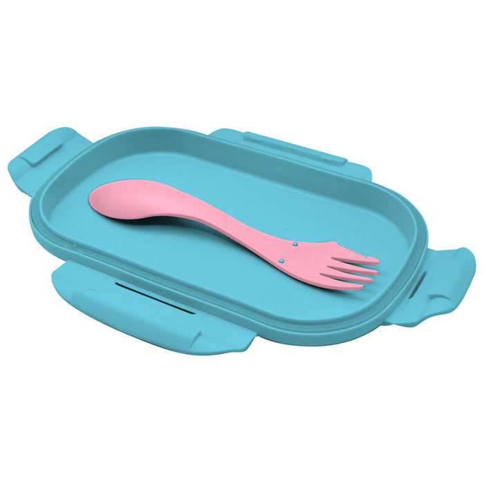 Disney Stitch lunch box + cutlery-2