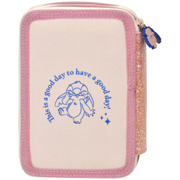 Disney Stitch triple pencil case-4