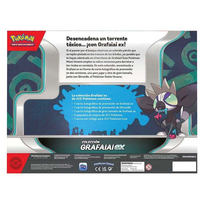 Spanish Pokemon Grafaiai trading card game April ex box-1